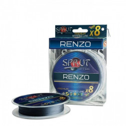 Леска плетеная Sprut Renzo Soft Premium X 8 Space Gray 0.14 140м