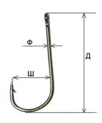 Крючок FISH SEASON Sode-ring №11 BN 8шт 10006-11F