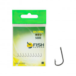 Крючок FISH SEASON Sode-ring №6 BN 10шт 10006-06F