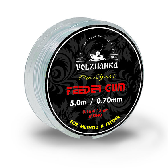 Резинка фидерная Волжанка Feeder Gam 0.7мм 5м