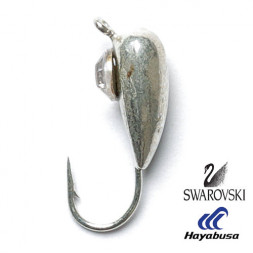 Мормышка вольфрамовая SALMO Нимфа 43 с петел. и Swarovski 8243040-11