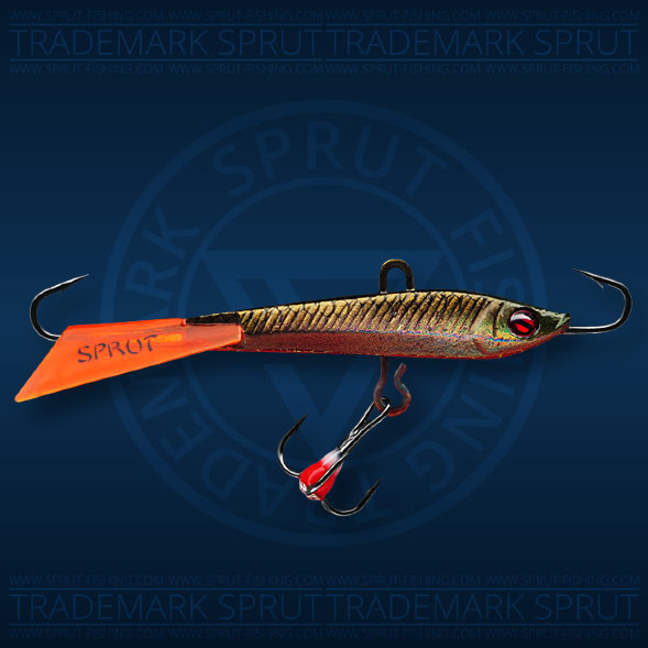 Балансир рыболовный для зимней рыбалки Sprut Ondori №6 10г 55мм GRL-3D