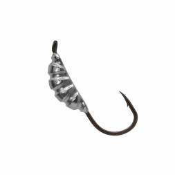 Мормышка вольфрамовая Lumicom Опарыш Ф5 никель, цена за 1 шт.